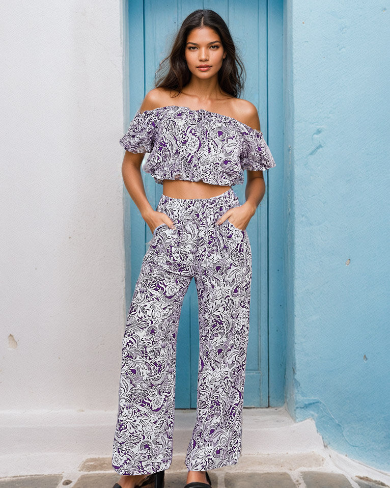 Resti Two-Piece Women's Printed Set