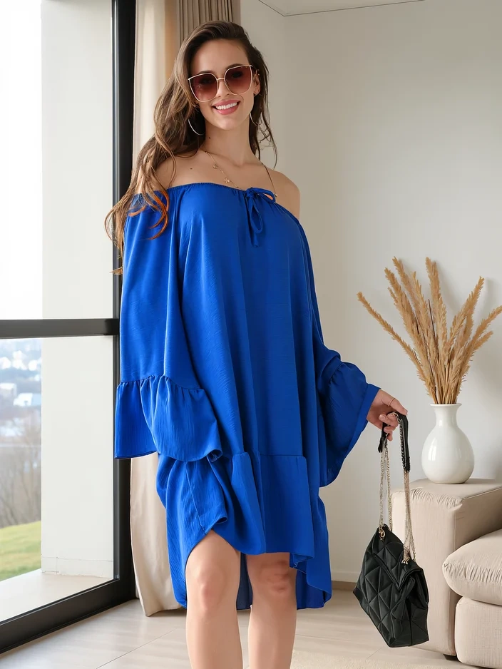 Resti Women's dress a'la Spanish with ruffles oversized