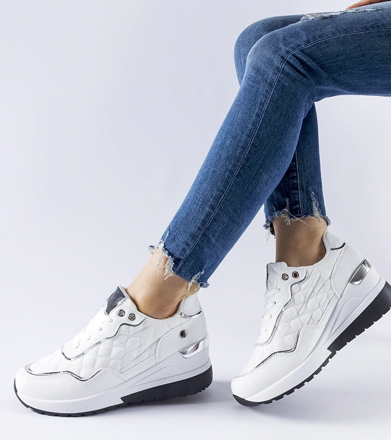 D/CEO White trainers Justar