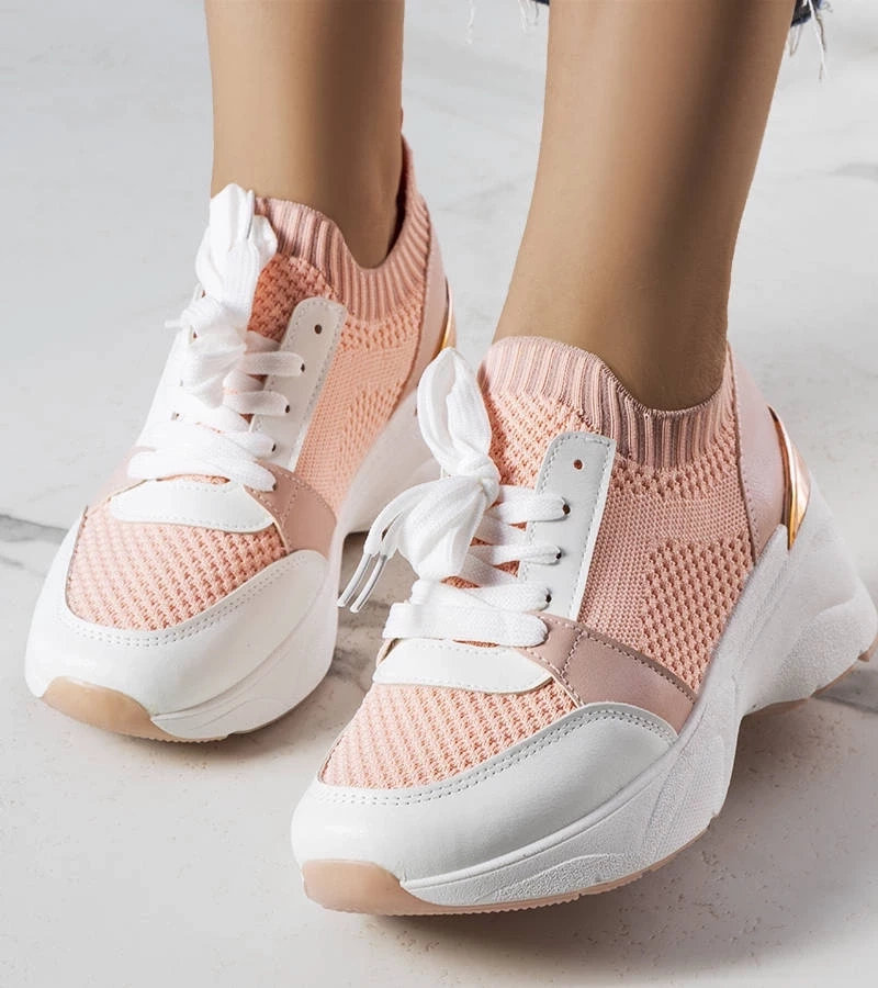 Gemre Adidași roz pe platforme Ann