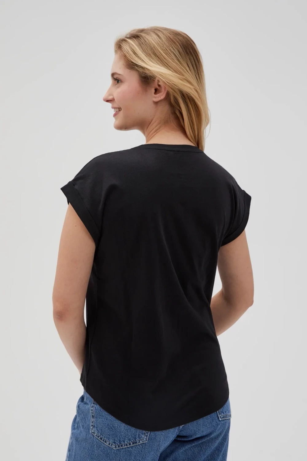 Marisse Women's T-Shirt L-Ts-4644 Black