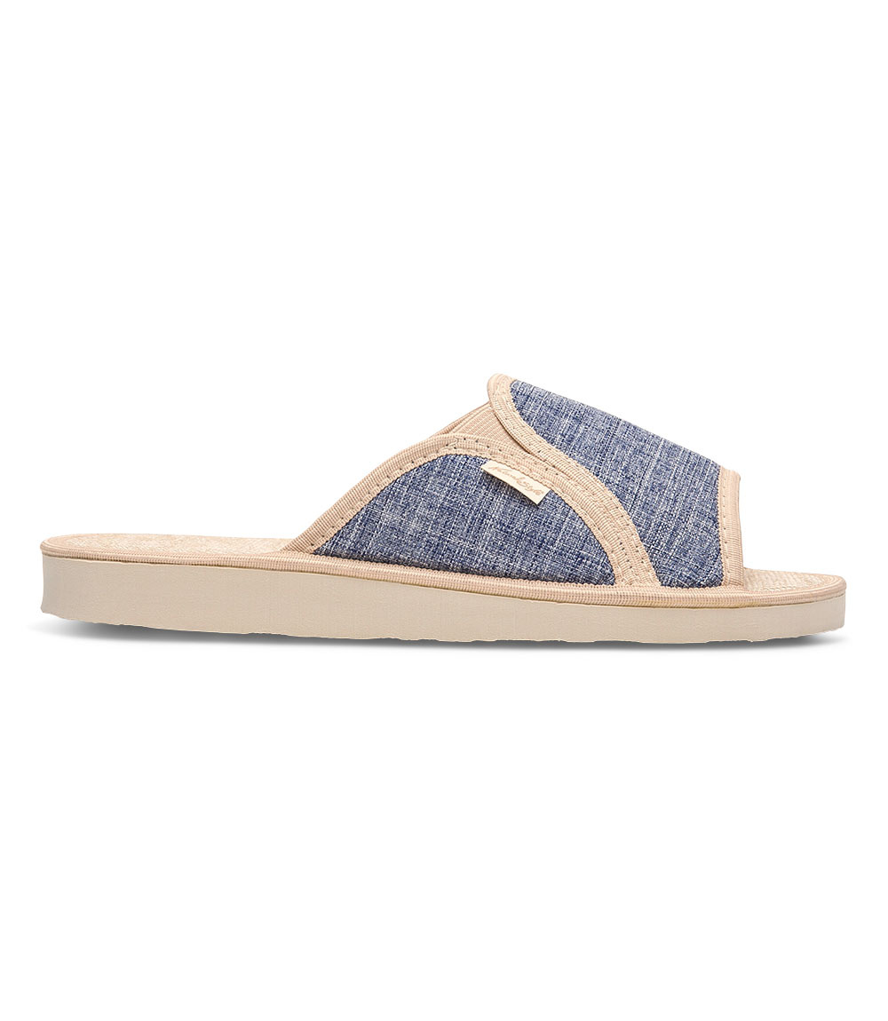 Dámske papuče Natural Style NS-007 modro-béžové