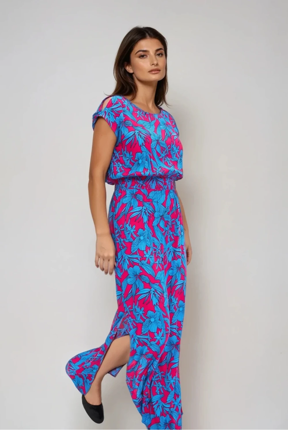 Marisse WOMENS DRESS L-SU-4660 FUCHSIA