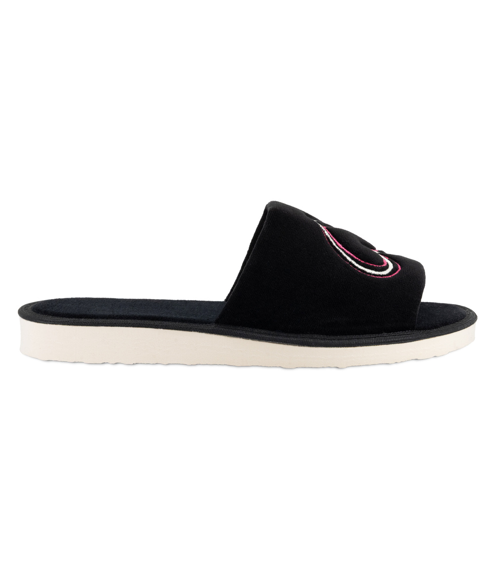 Dámske papuče Natural Style NS-044b čierno-ružové