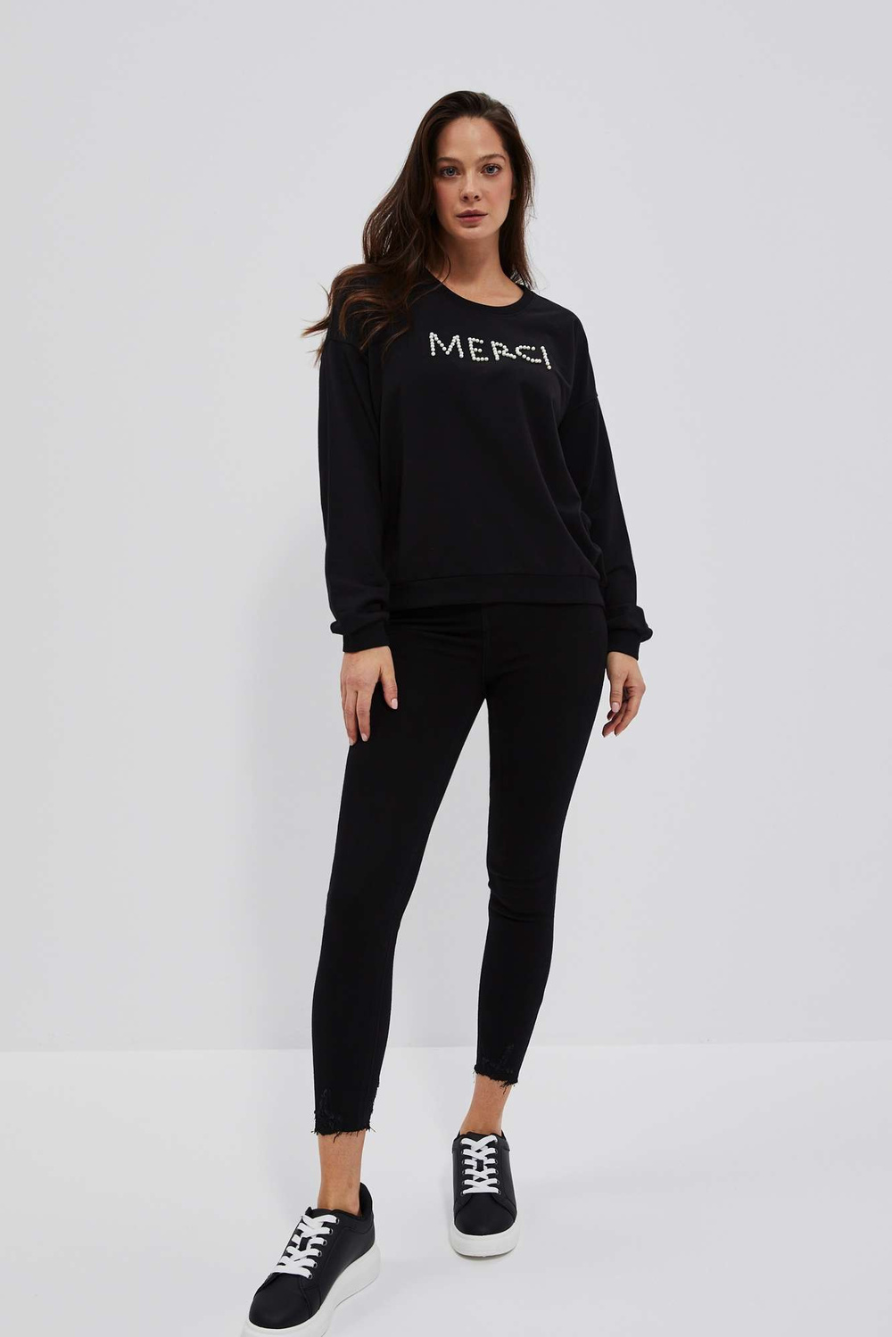 Sweatshirt with inscription