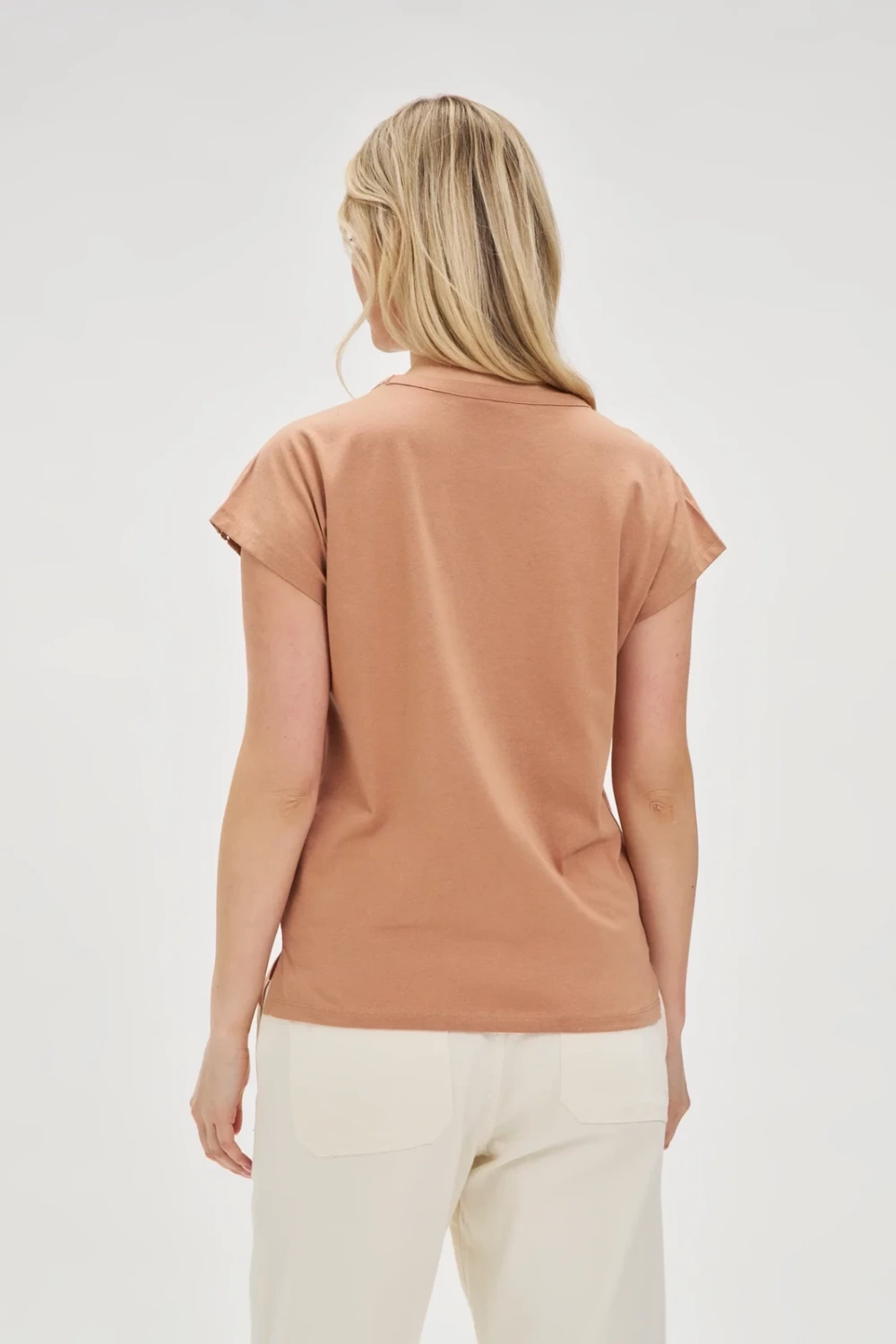 Marisse Women's T-Shirt L-Ts-4635 L.Brown