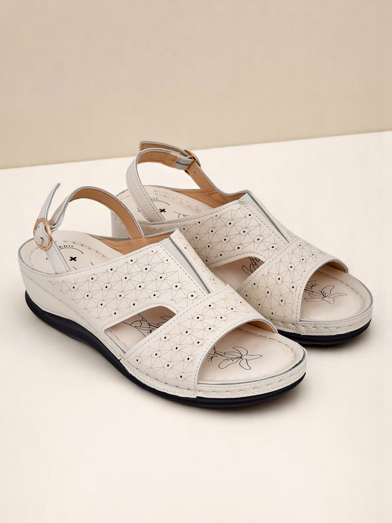 Resti Royal Fashion Women's Comfort Chic Low Wedge Sandals