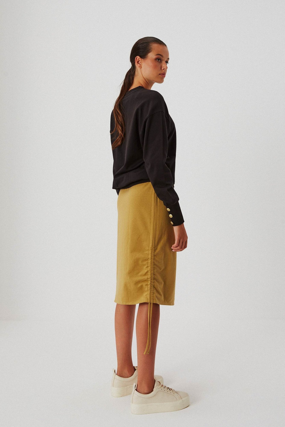 Marisse Smooth Skirt With Cuff Z-Sc-3600 Olive