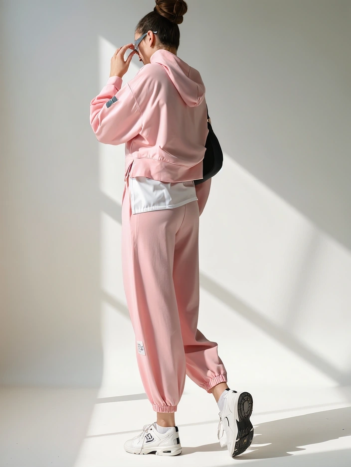 Resti Women's cotton set with a shirt-like insert