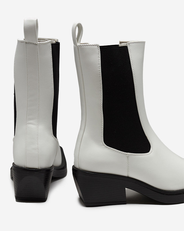 Resti White women&#039;s high slip boots Darran - Footwear