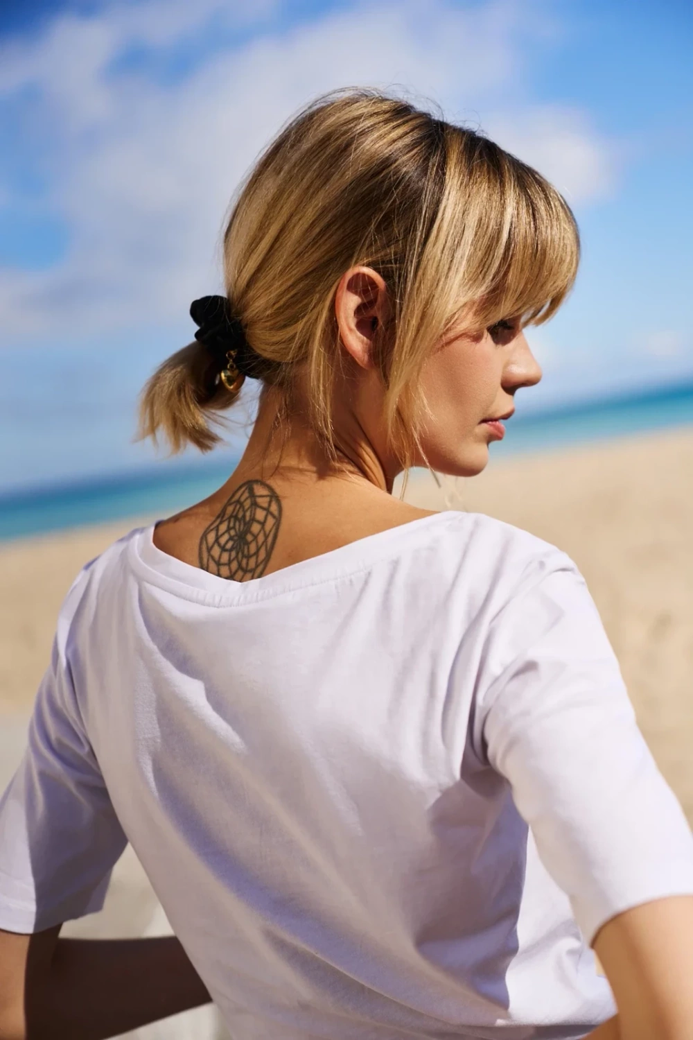 Marisse Women's T-Shirt L-Ts-4662 White