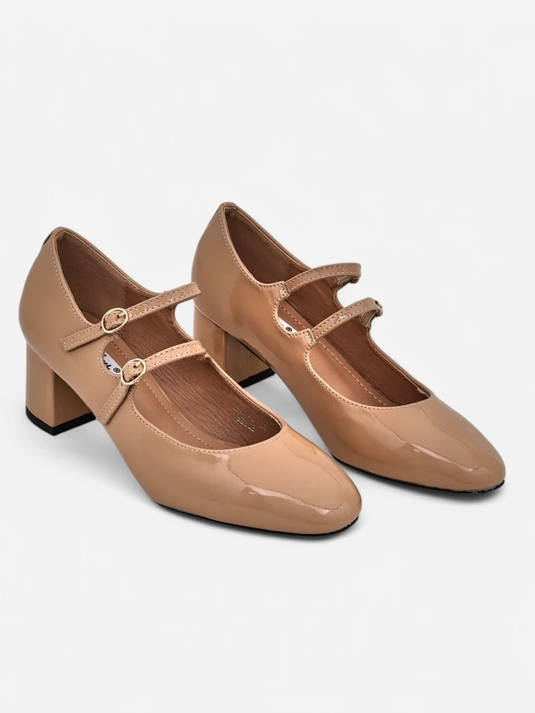 Resti Patent women&#039;s heeled pumps with straps Ovigs