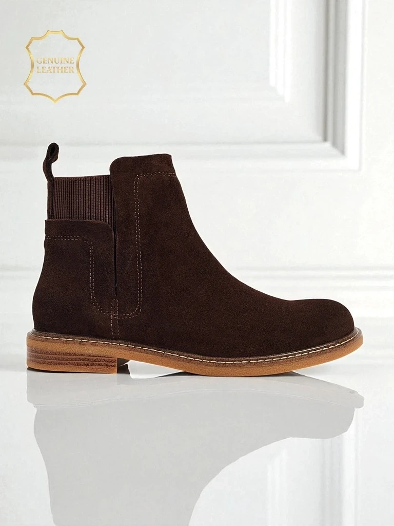 Resti Altesse Ankle Boots in Dark Brown Suede