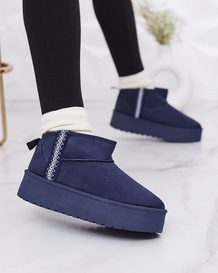 Resti Light brown women&#039;s shoes a&#039;la snow boots with ornament Parisela