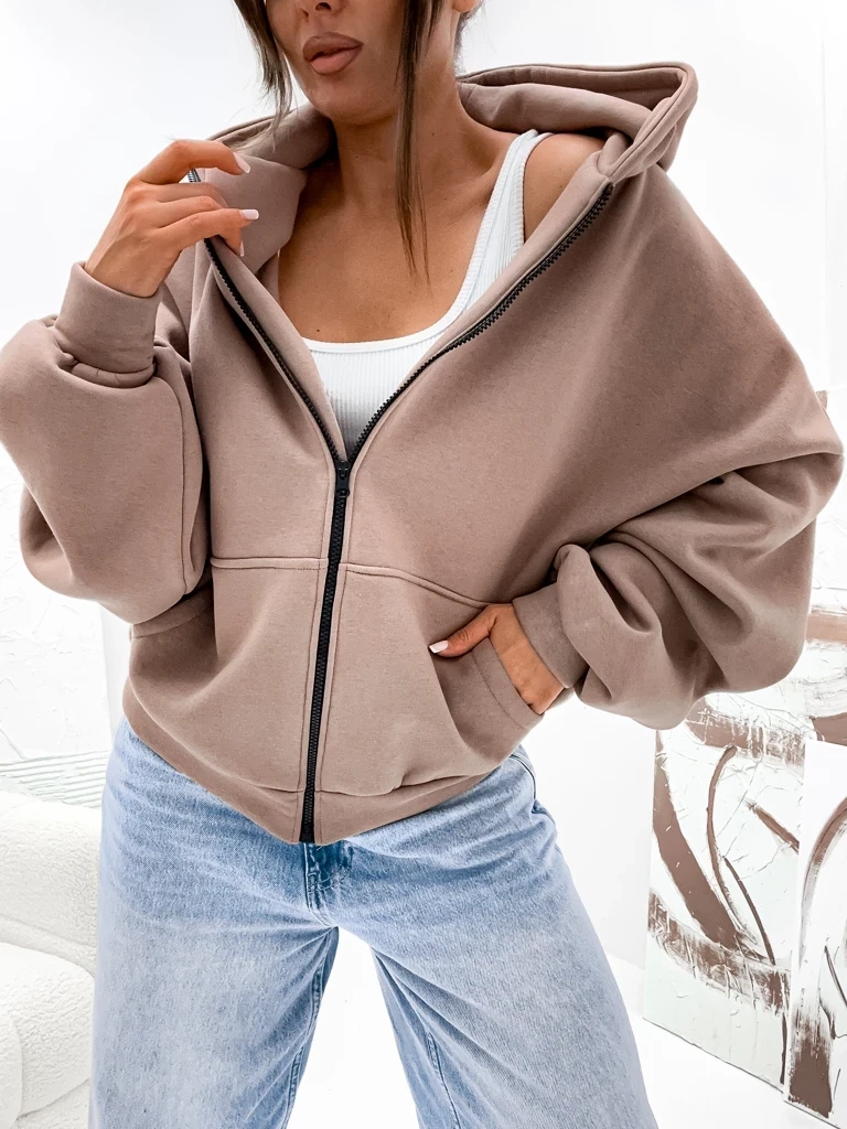 Resti Women's Cotton Insulated Butterfly Sweatshirt