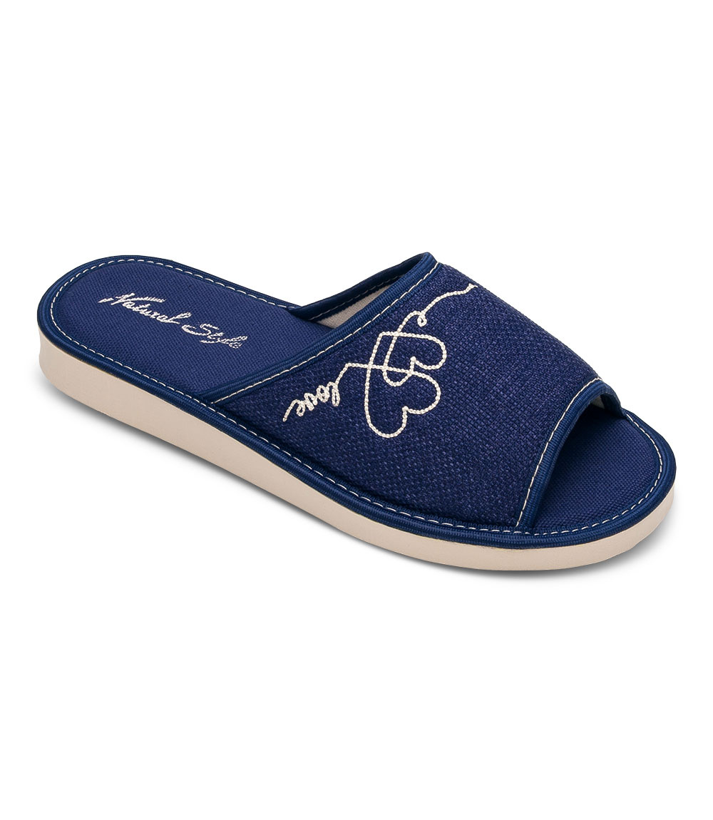 Dámske papuče Natural Style NS-093 modré