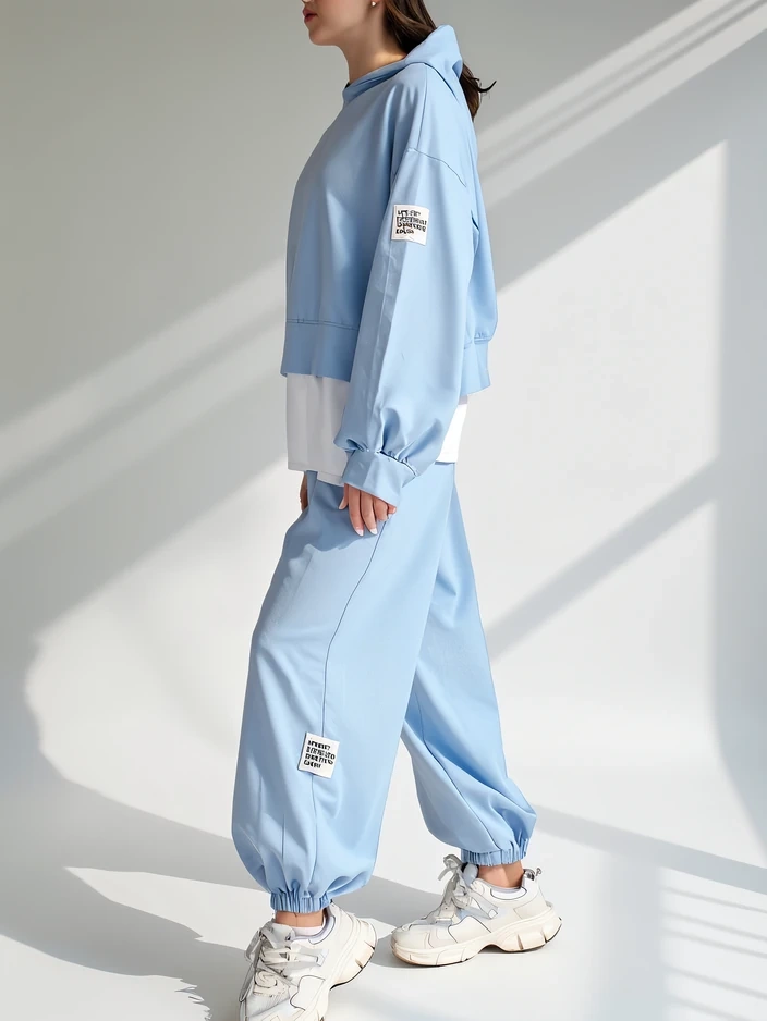 Resti Women's cotton set with a shirt insert