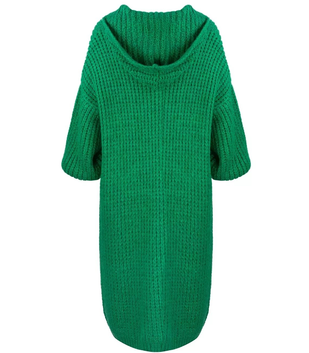 Pri Long warm cardigan sweater thick weave VALERIA