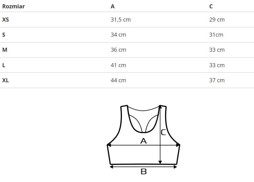 REEBOK - športový podprsenkový top