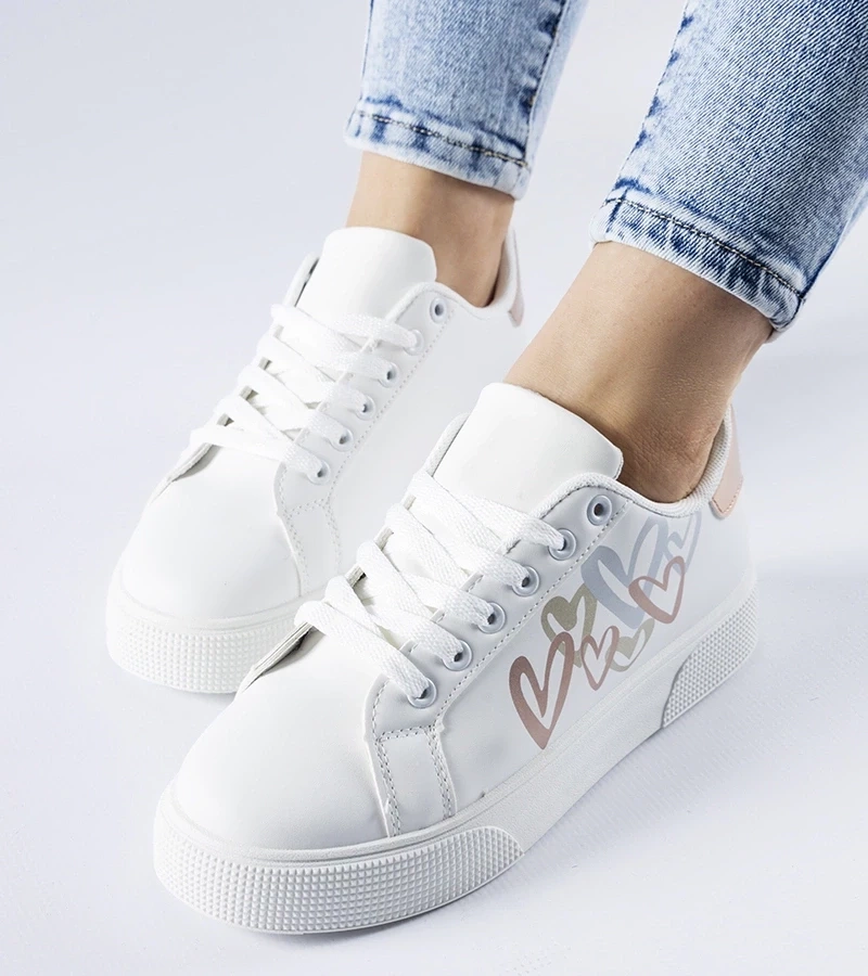 D/CEO White trainers Justar