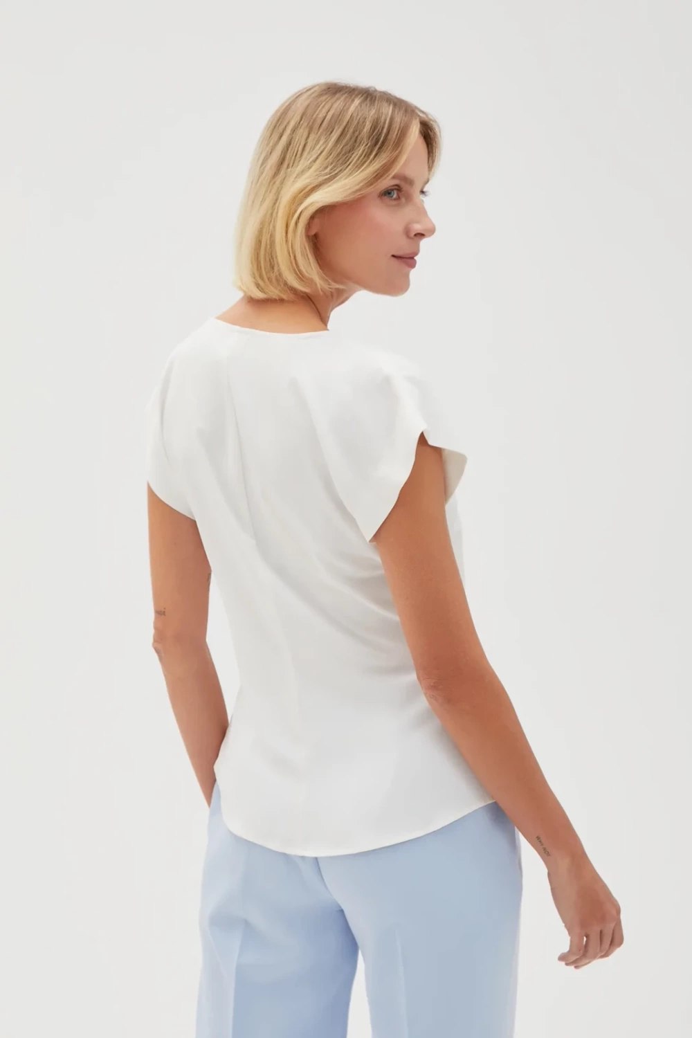 Marisse Women&#039;s Shirt L-Ko-4605 Off White