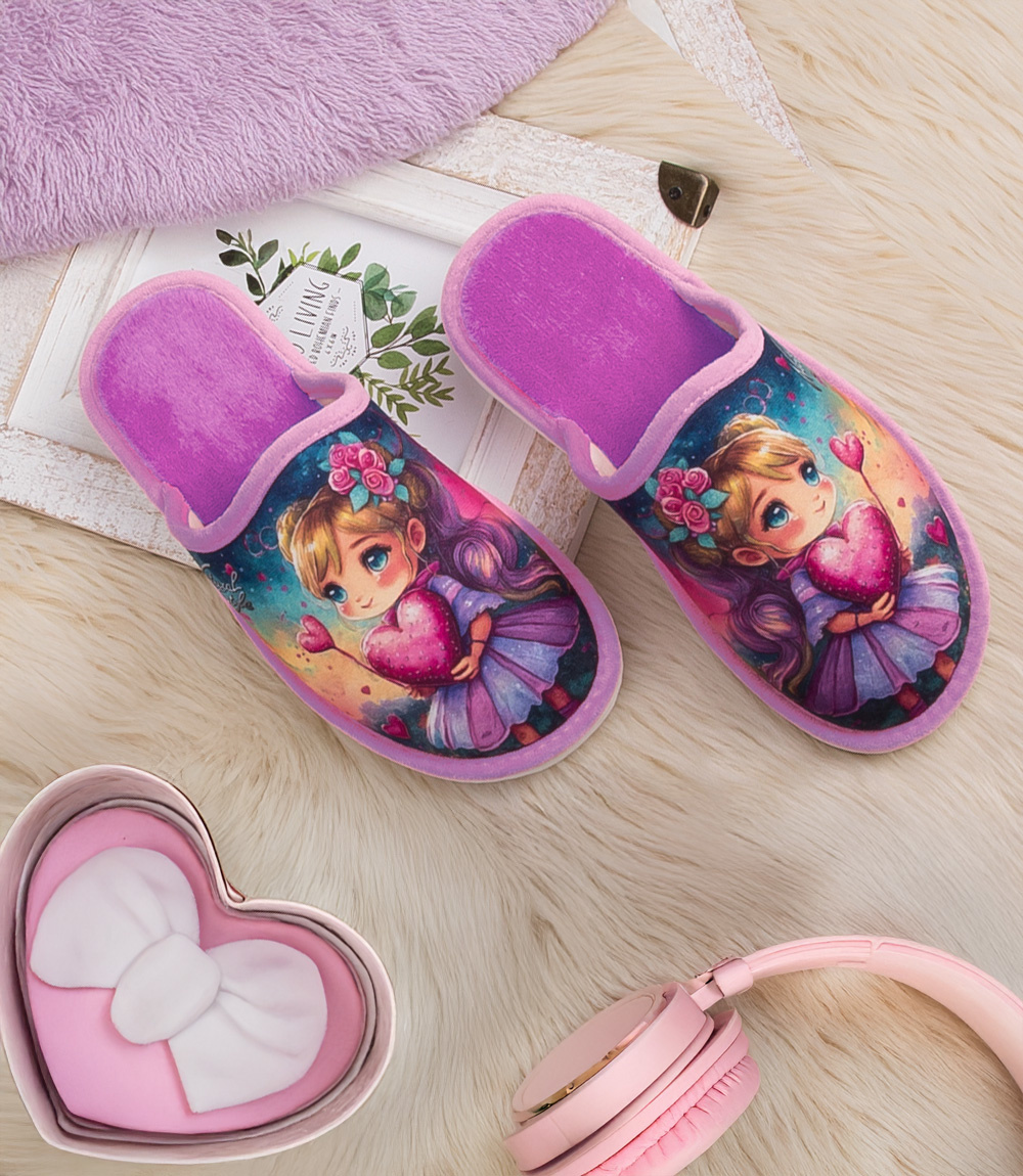 Дамски чехли Natural Style NS-160-1 лилави