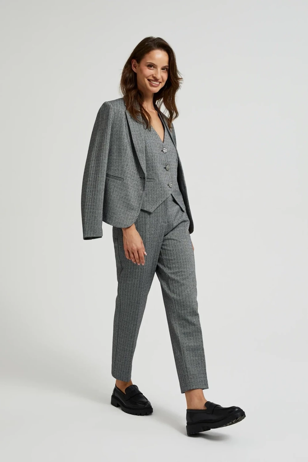 Marisse Women's Trousers Z-Sp-4502 Grey