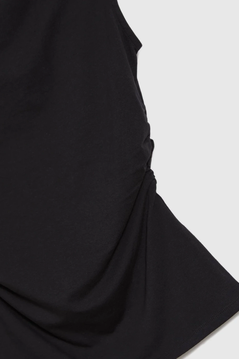 Marisse Plain Black Top