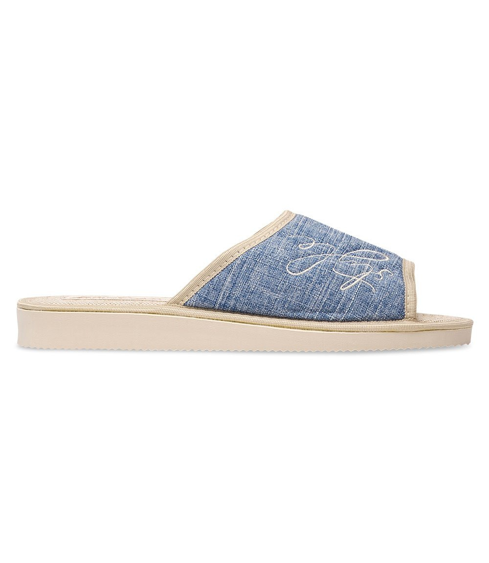 Dámske papuče Natural Style NS-096 modro-béžové