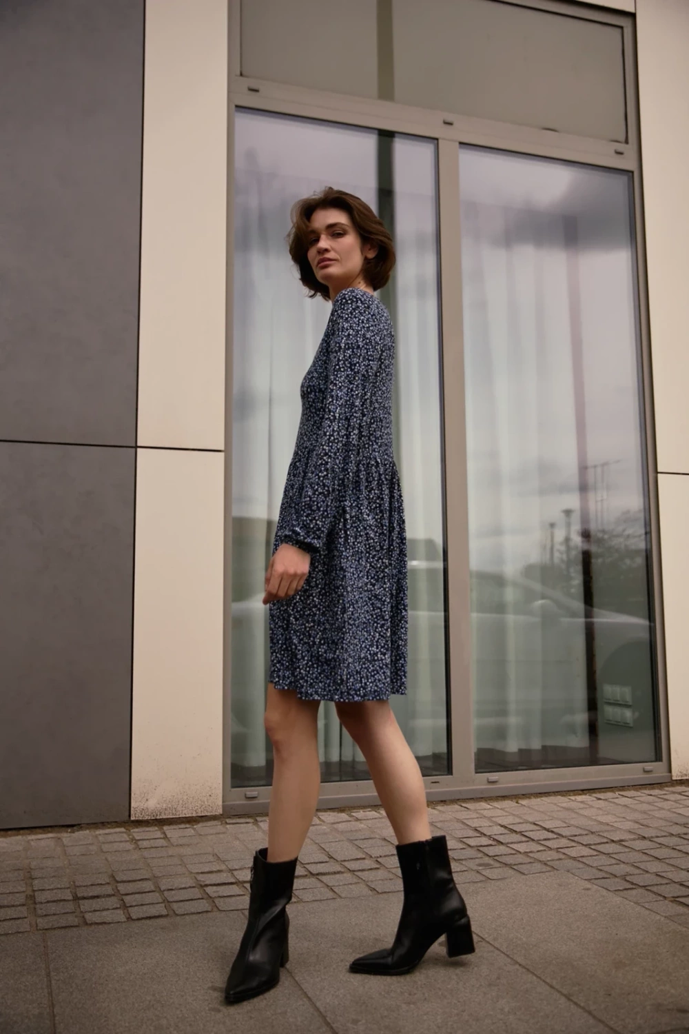 Marisse WOMEN'S DRESS Z-SU-4803 NAVY