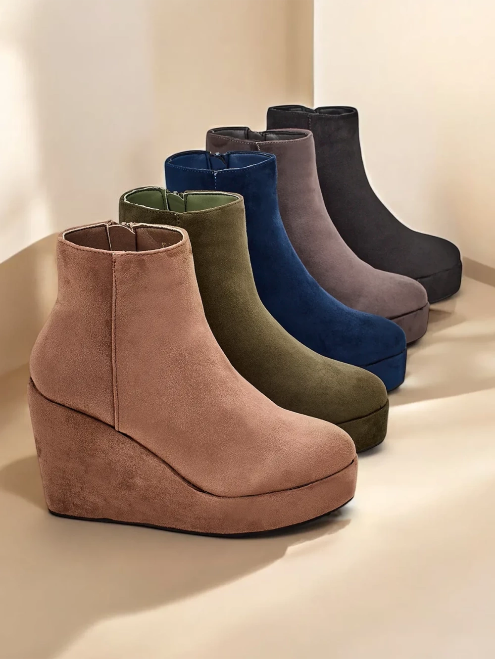 Resti Women's Wedge Ankle Boots Sieffa