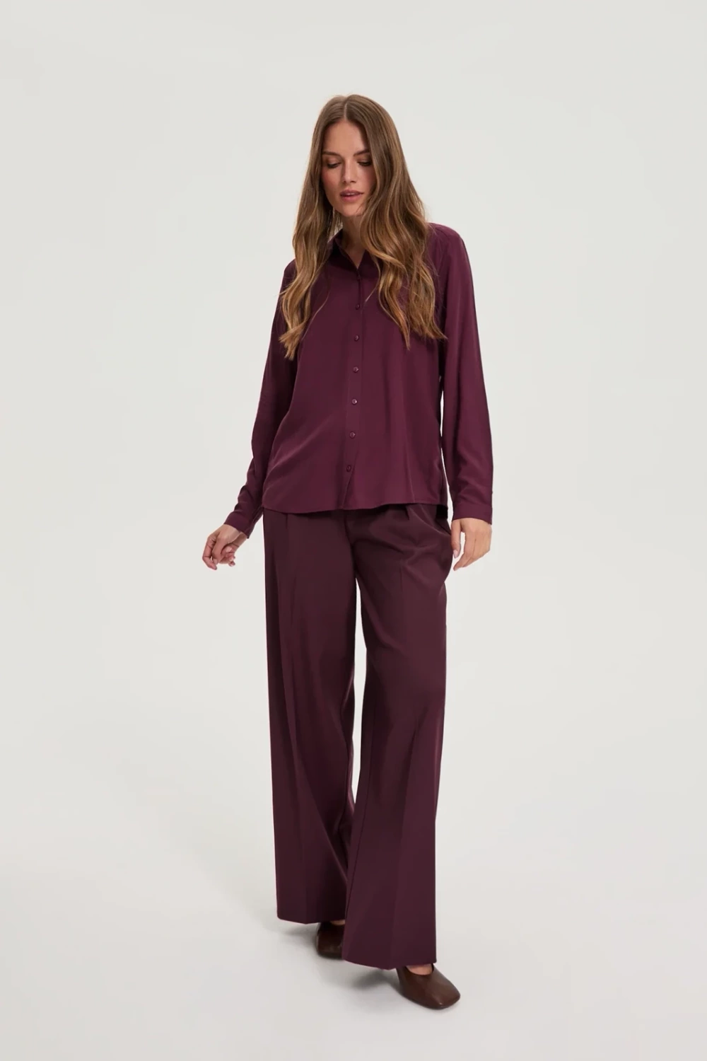 Marisse WOMEN&#039;S SHIRT Z-KO-4822 BURGUNDY