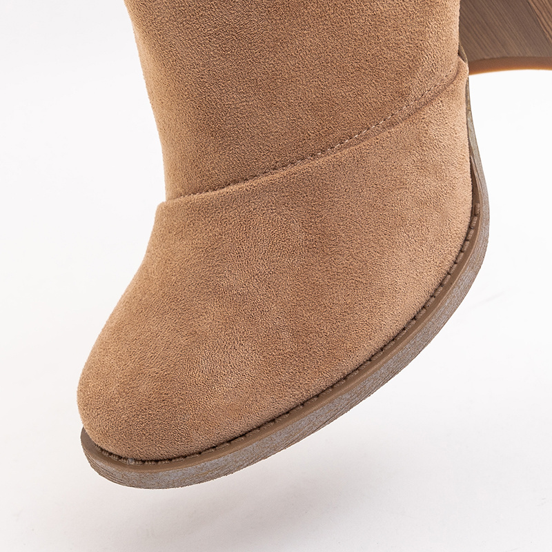 Resti Light brown women&#039;s boots with cutouts Plinara - Footwear