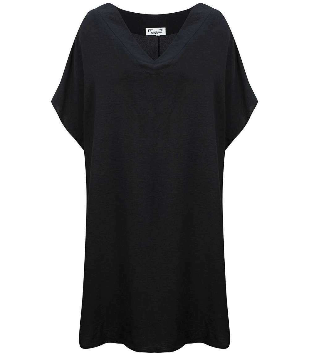Pri Smooth, loose and comfortable basic mini tunic dress