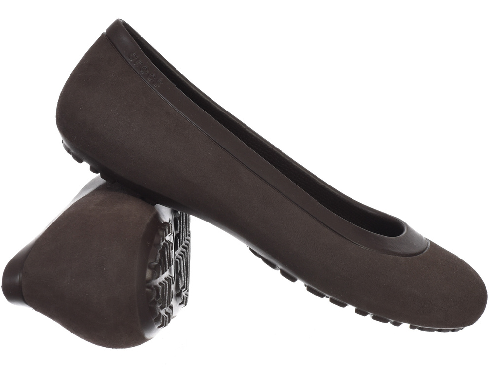 Dámske balerínky Crocs s leopardím vzorom