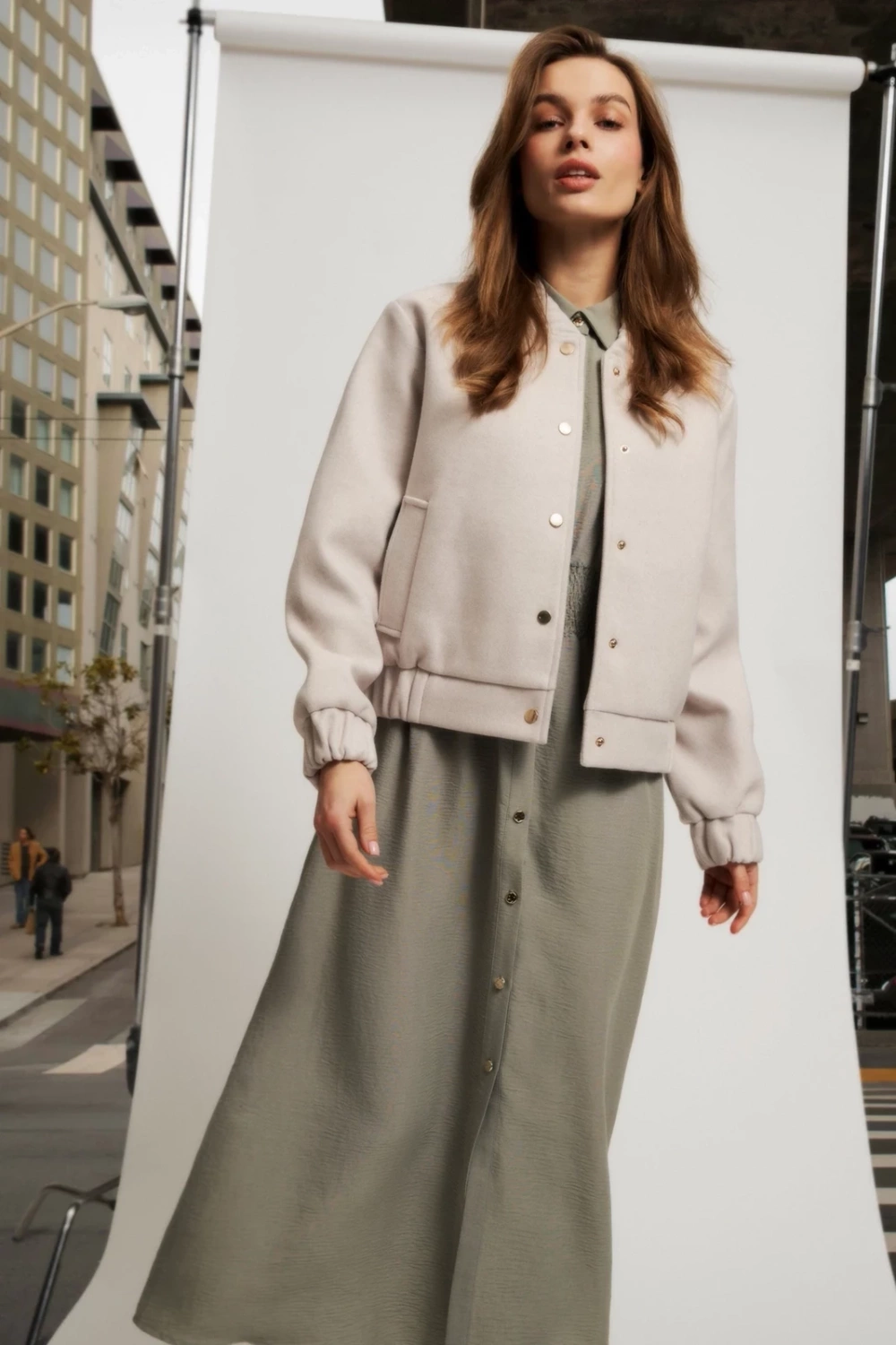 Marisse Women&#039;s Jacket L-Ku-4616 L.Beige Mel