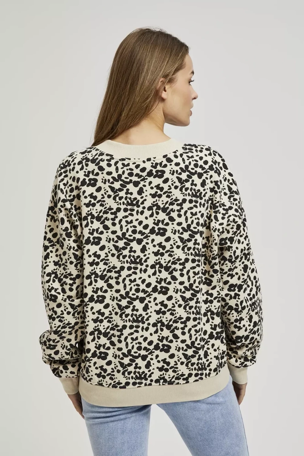 Marisse Women&#039;s Sweatshirt L-Bl-4308 L.Beige