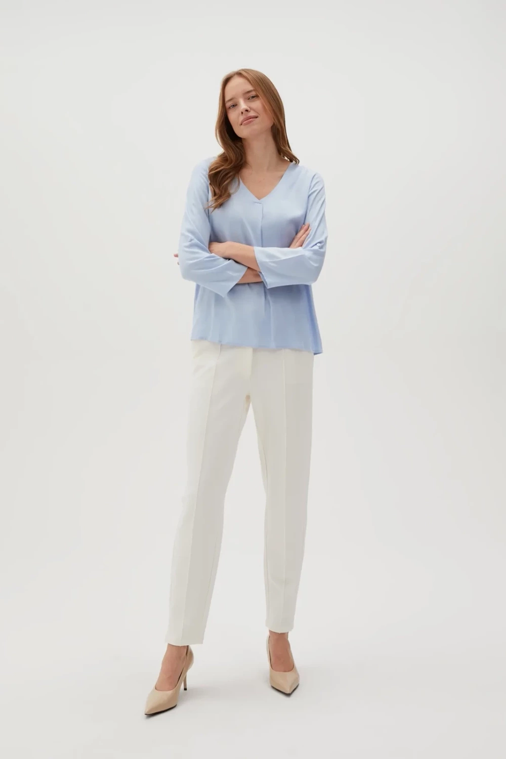 Marisse Women&#039;s Shirt L-Ko-4612 L.Blue