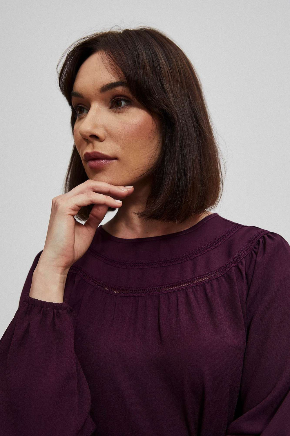 Marisse Shirt Z-Ko-3930 Burgundy
