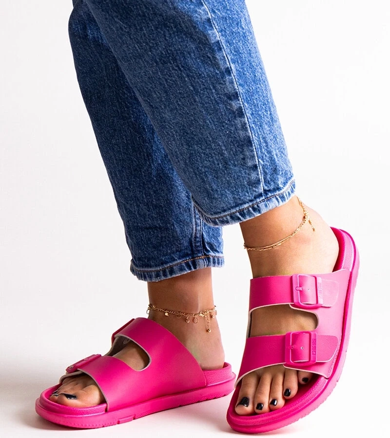 D/CEO Beige slides with fur Adelma