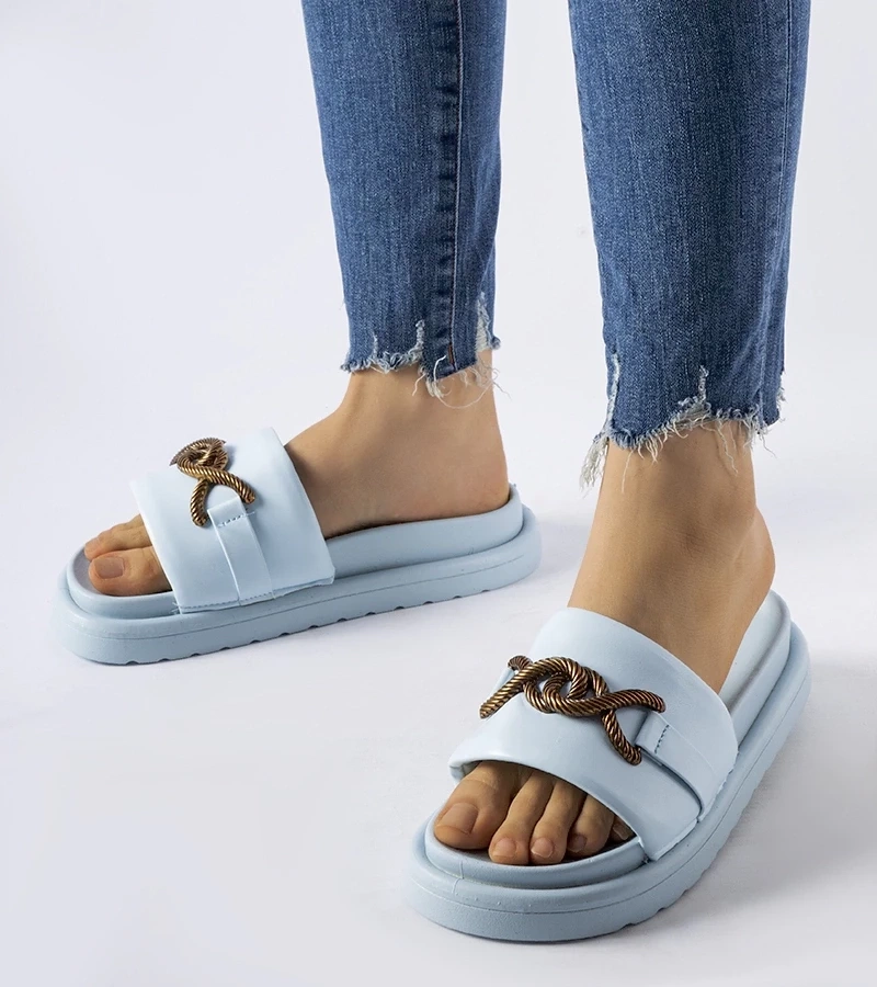 Gemre Pantofi cu platformă albastră Frédérique