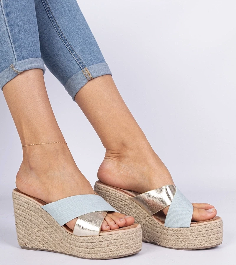 Gemre Sandale din denim cu platformă Lerada