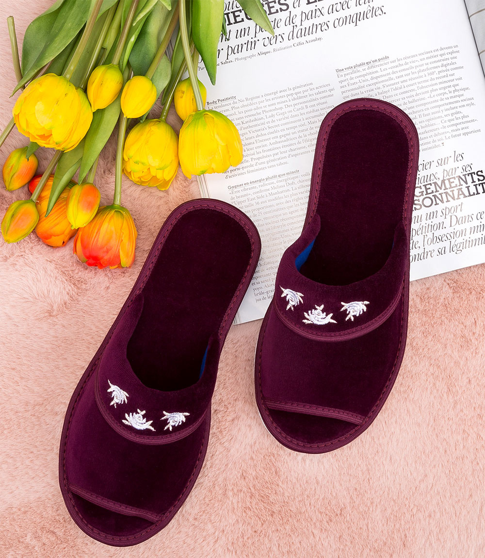 Дамски чехли Natural Style NS-054 лилави