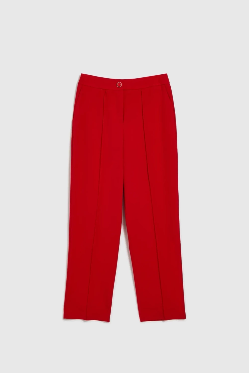 Marisse Women's Trousers L-Sp-4616 Red