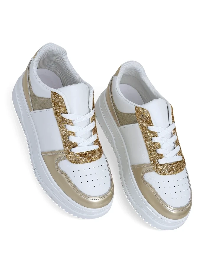Resti Women's Sneakers with Glitter Qisofi