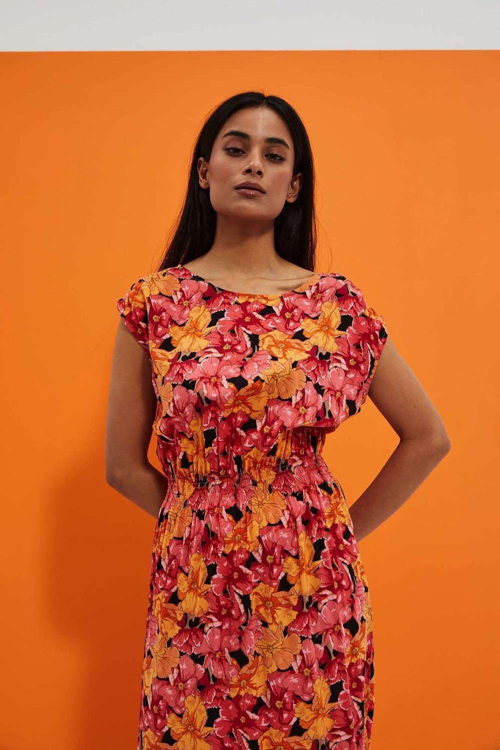 Marisse Women&#039;s Dress L-Su-4049 Honey