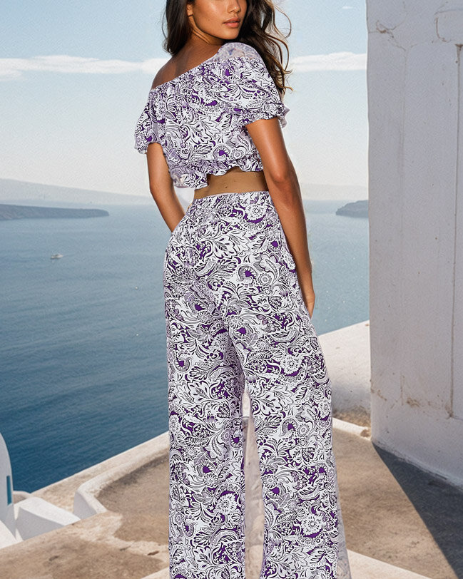 Resti Two-Piece Women's Printed Set