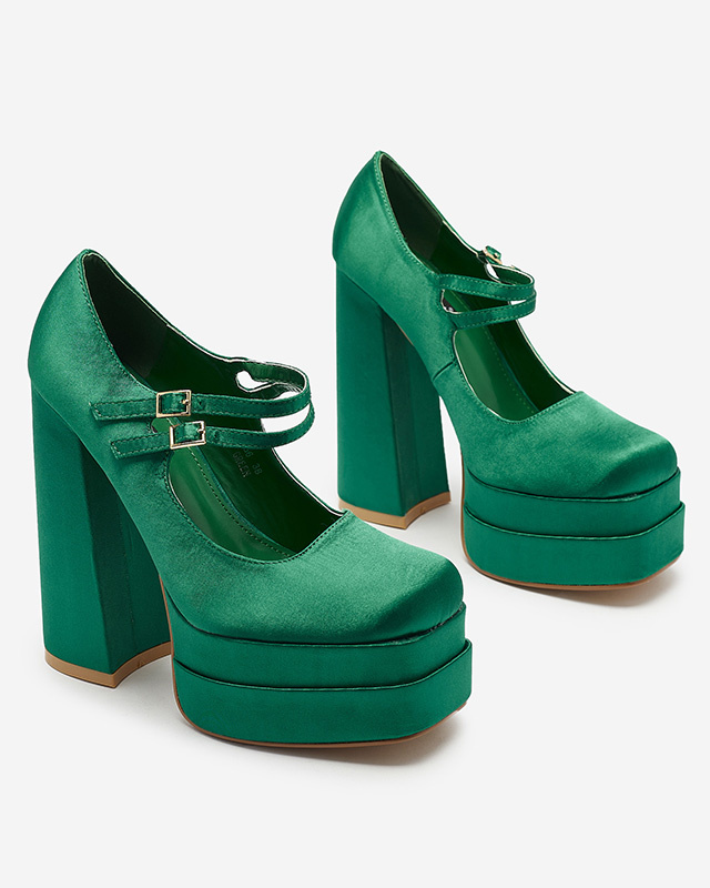Resti Green women&#039;s high stiletto pumps Elika - Footwear