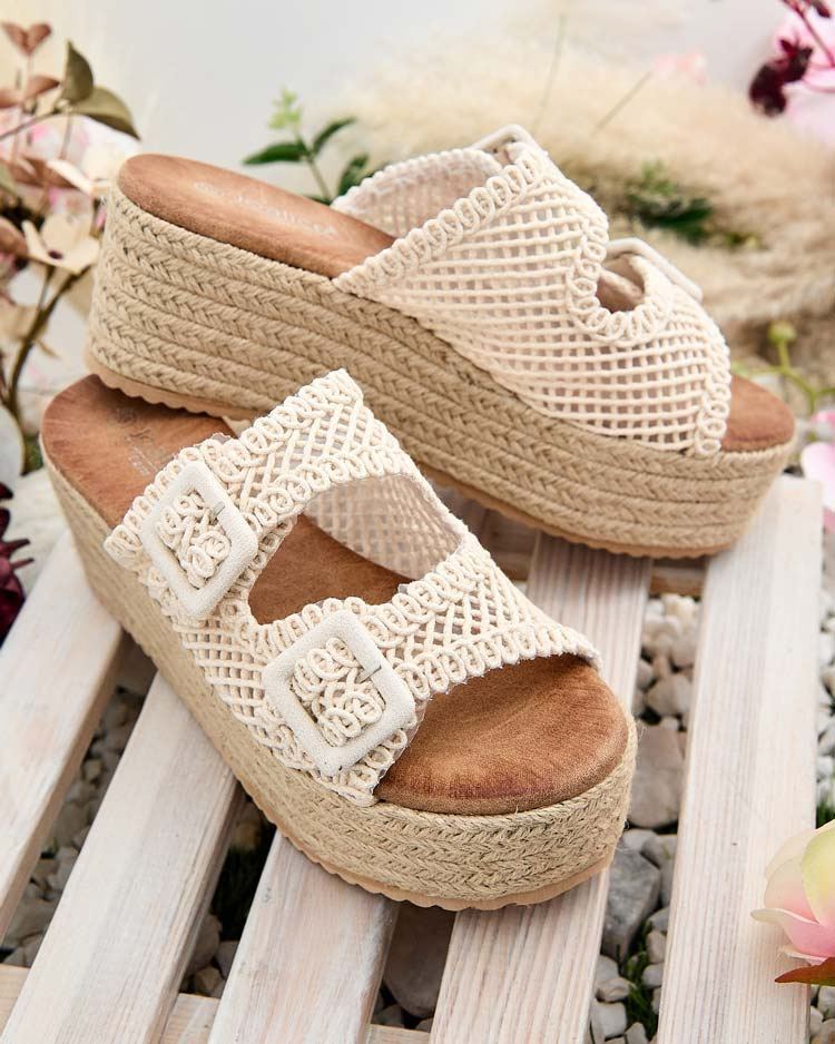 Resti Royalfashion Women&#039;s Olcana platform flip-flops