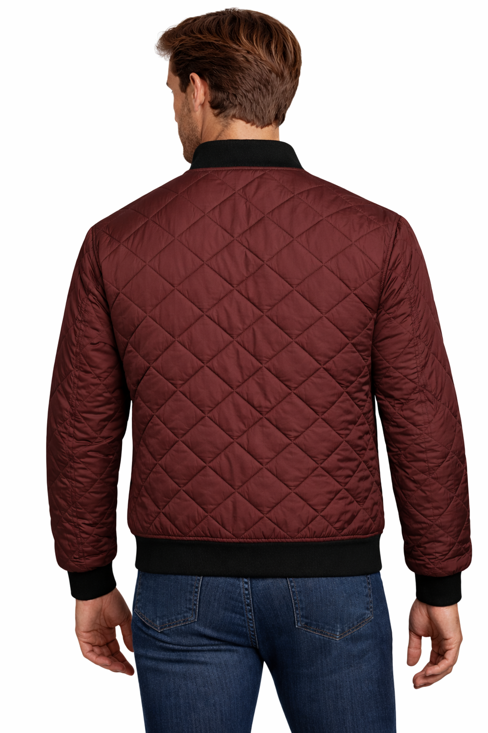 J.Style - Pánska bunda - 8my01 Burgundy